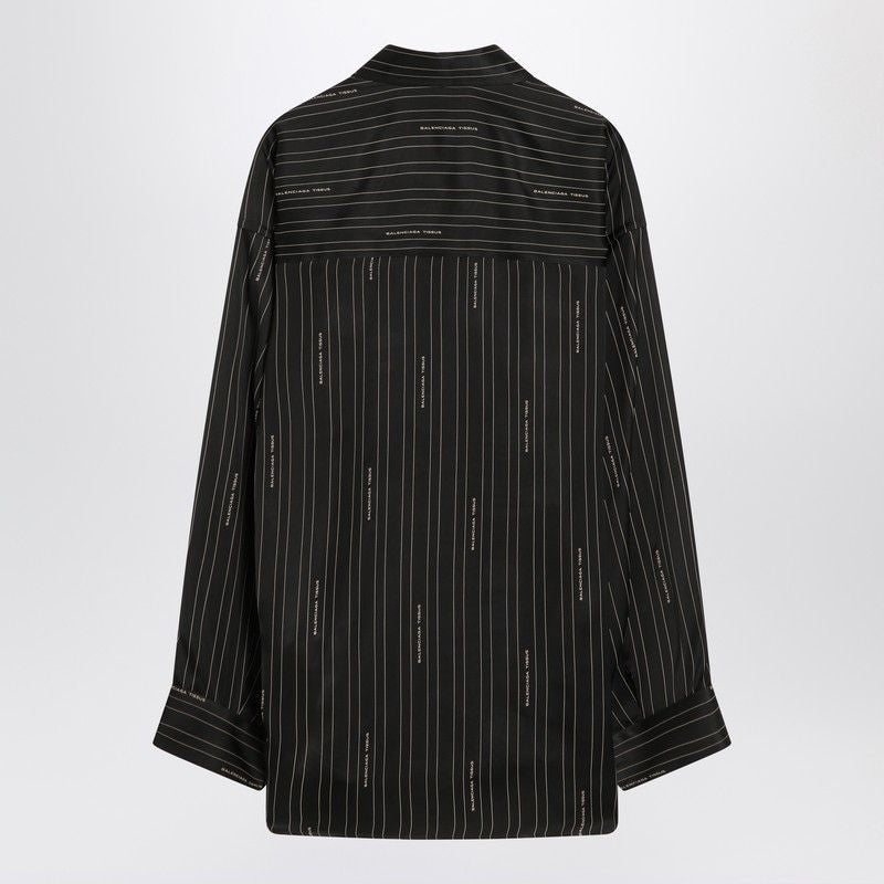 BALENCIAGA Oversized Round Hem Viscose Shirt