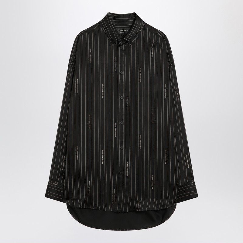 BALENCIAGA Pinstriped Button-Down Shirt