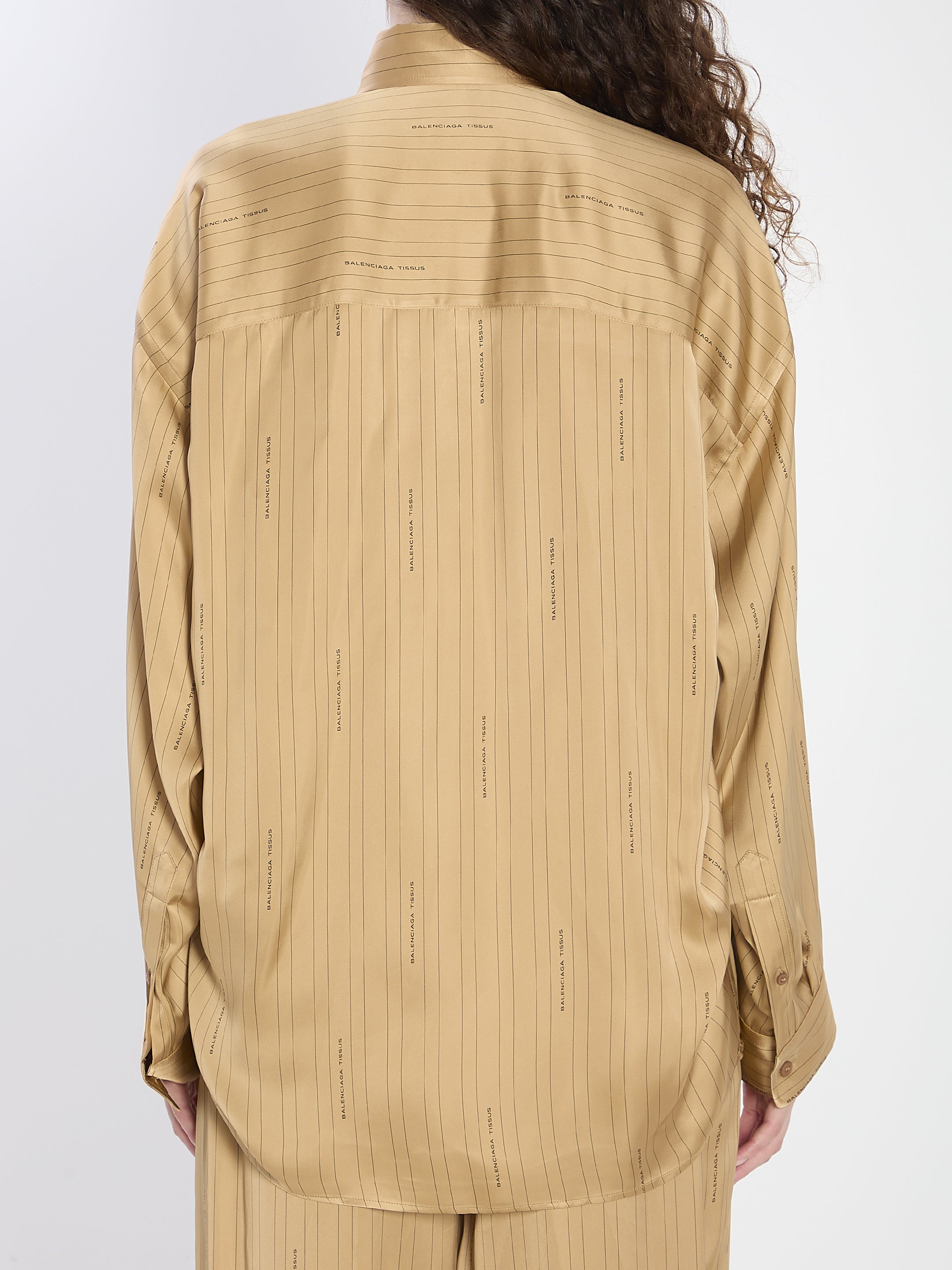 BALENCIAGA Satin Shirt - Relaxed Fit XS