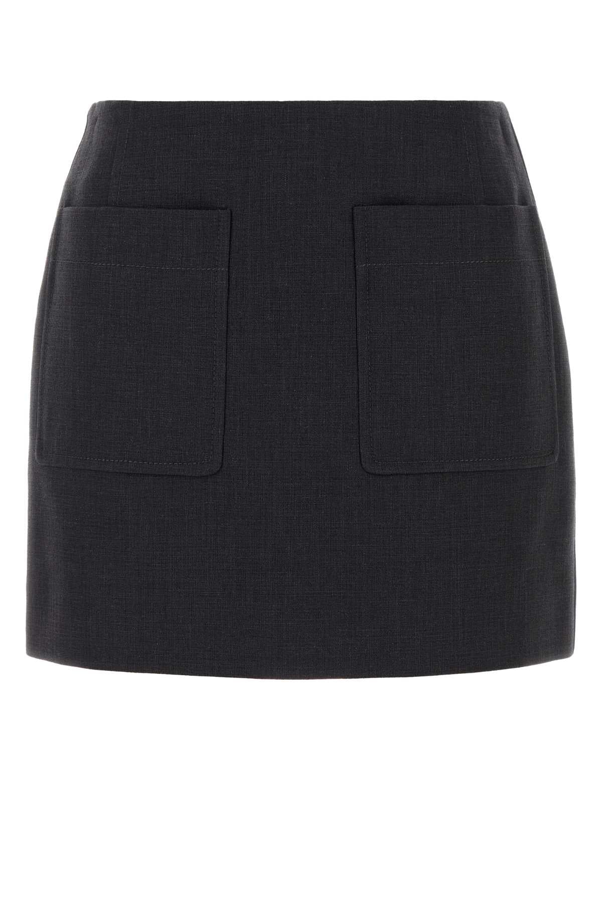 BOTTEGA VENETA Chic Cotton Blend Mini Skirt