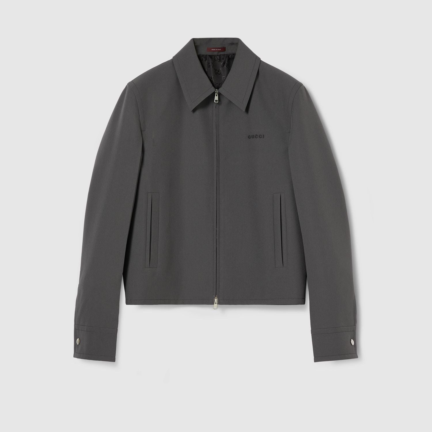 GUCCI Technical Panama Jacket - Regular Fit