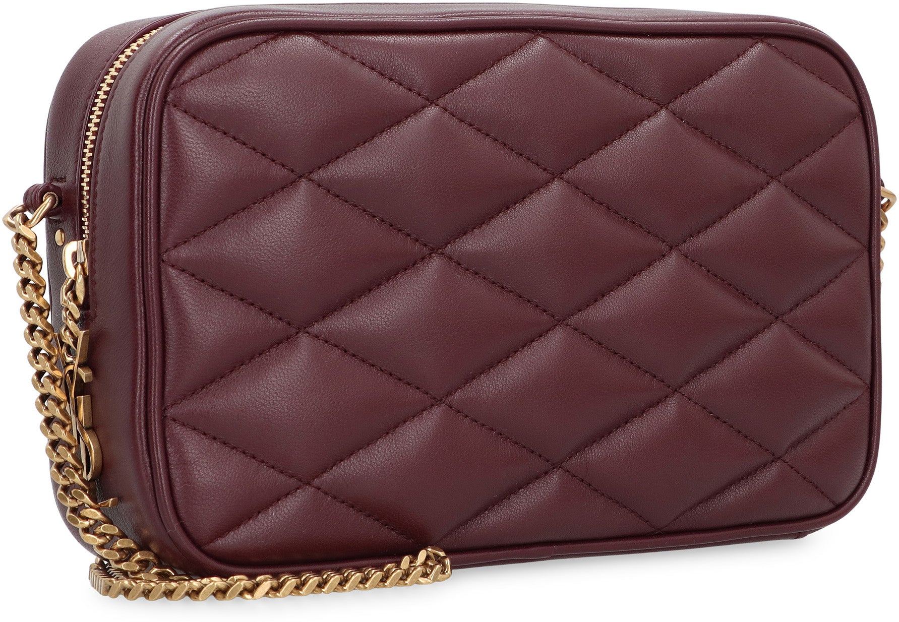 SAINT LAURENT Mini Leather Camera Handbag