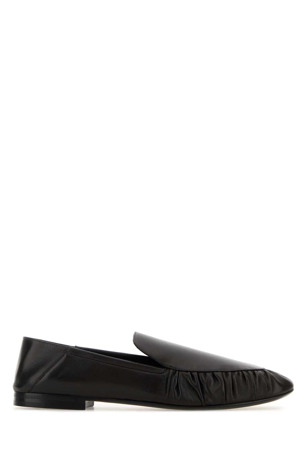 SAINT LAURENT Leather Alain Loafers for Women