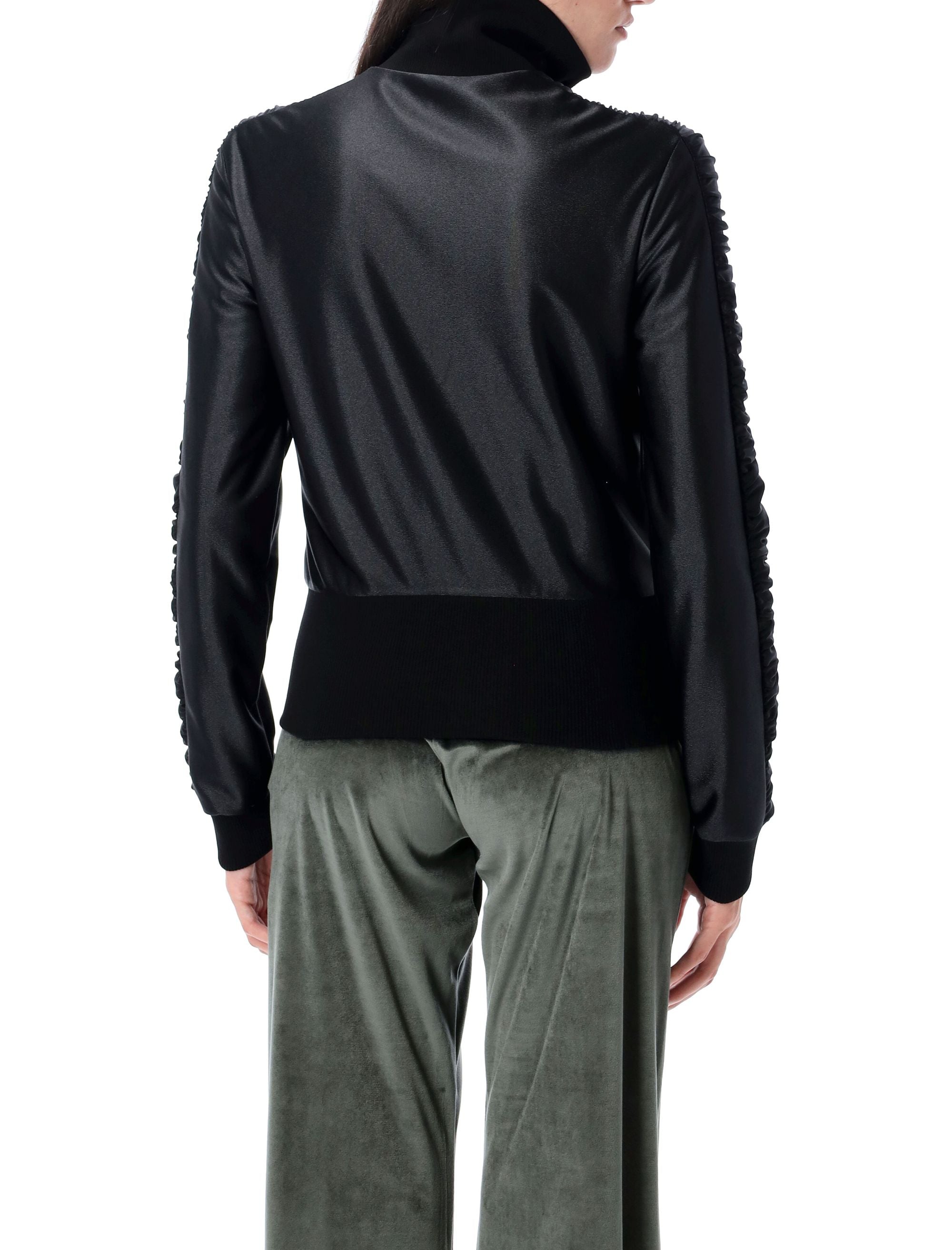 BALENCIAGA Women's High Neck Full-Zip Tracksuit Jacket Size 38