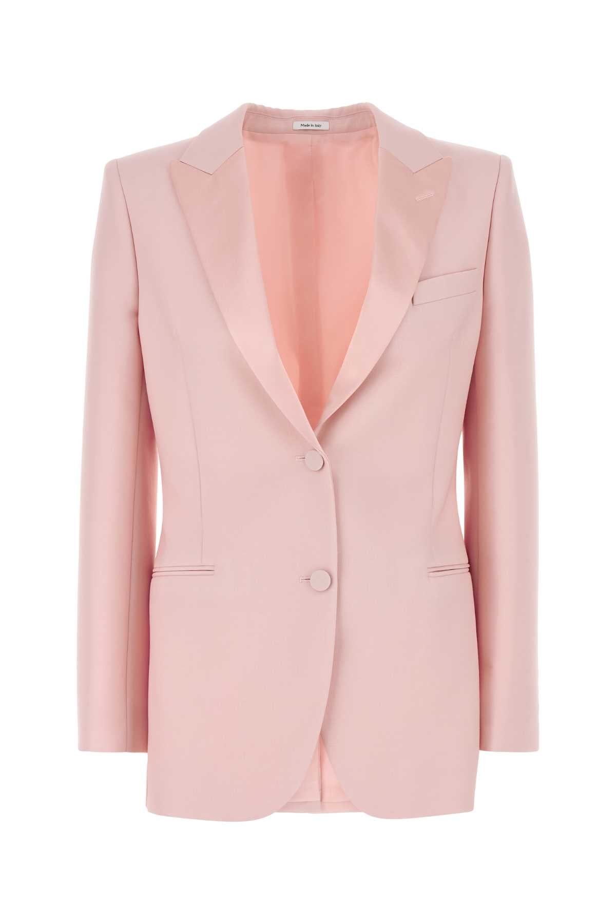 ALEXANDER MCQUEEN Wool Blend Blazer for Women - FW25 Collection