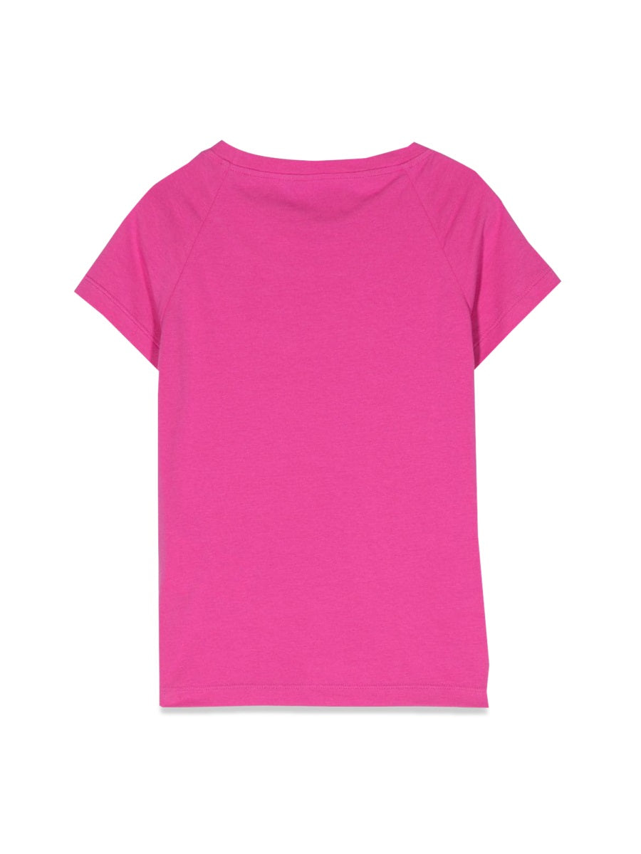 VERSACE Rhinestone Logo Mini T-Shirt for Girls