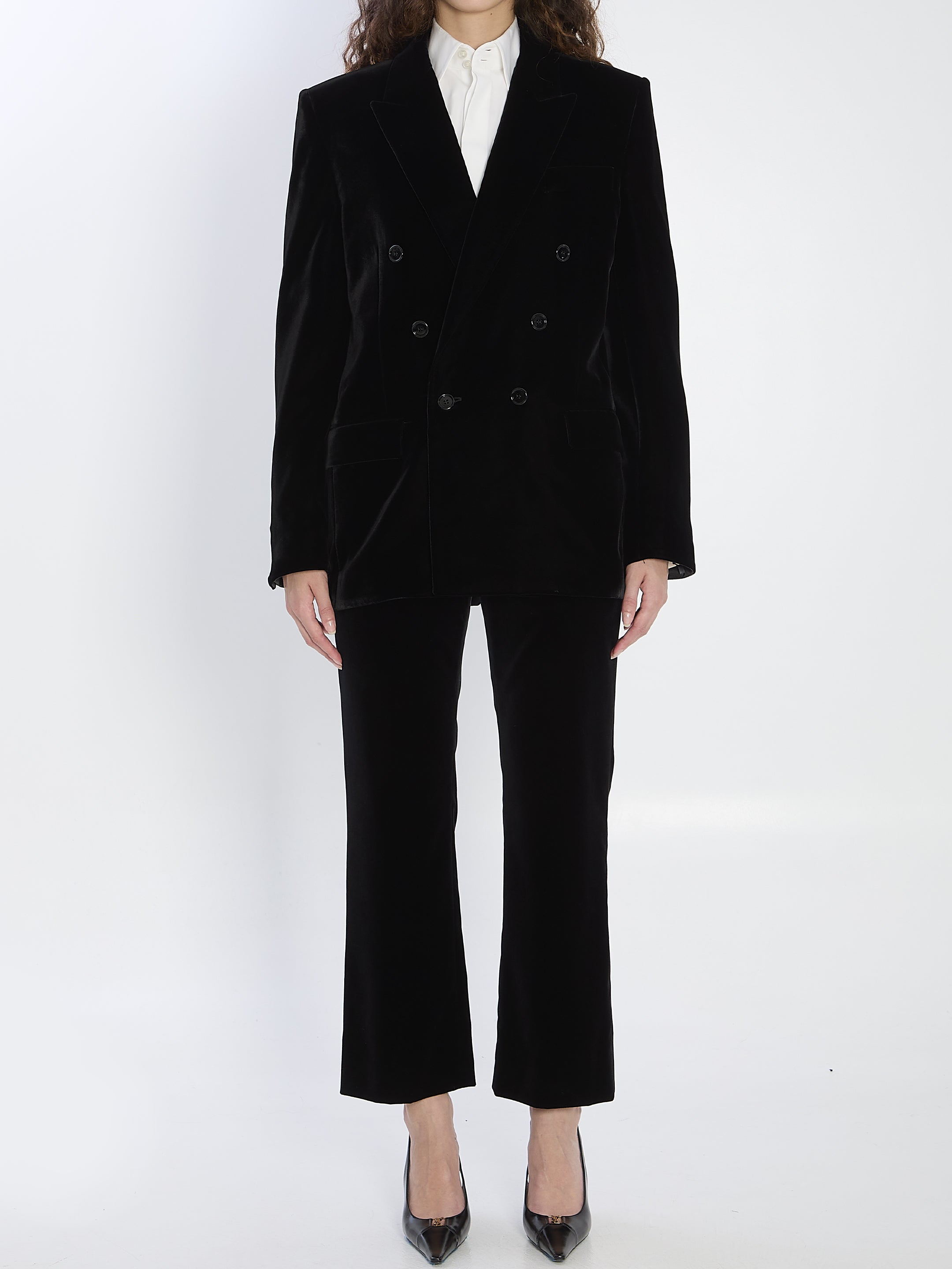 SAINT LAURENT Chic Women's Jacket - Silk & Nylon Blend