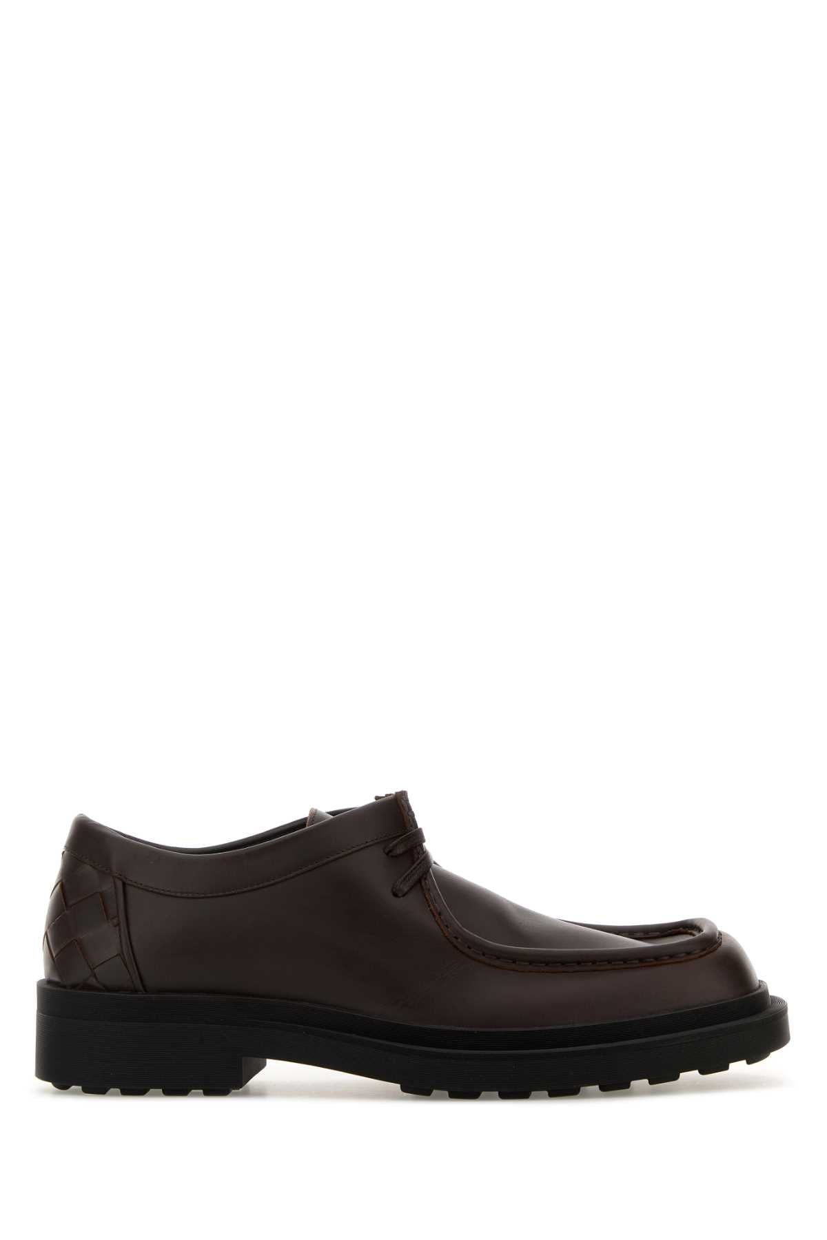 BOTTEGA VENETA Men's Luxury Leather Lace-Up Shoes