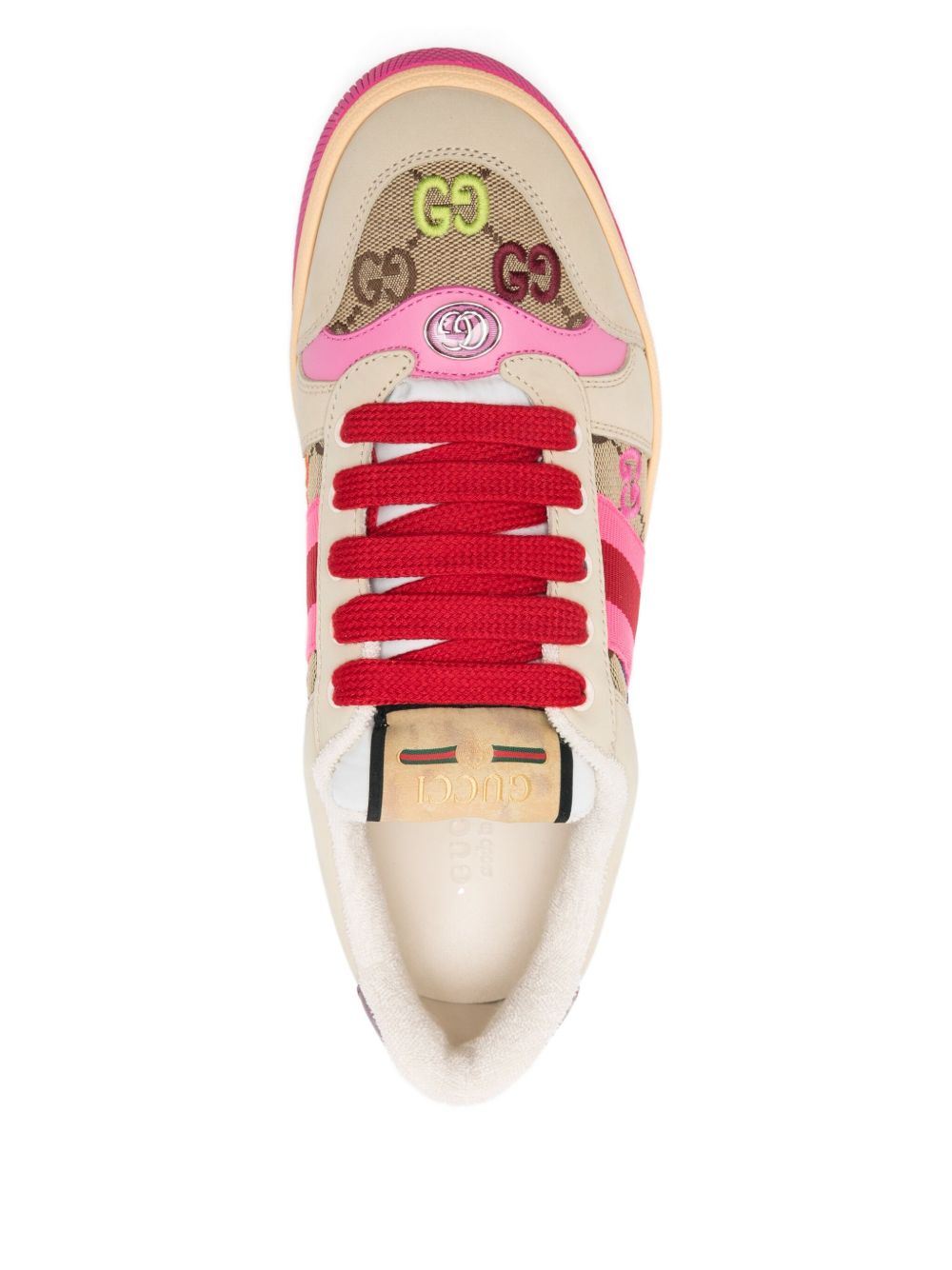GUCCI Low-Top Sneakers with Multicolor Detailing
