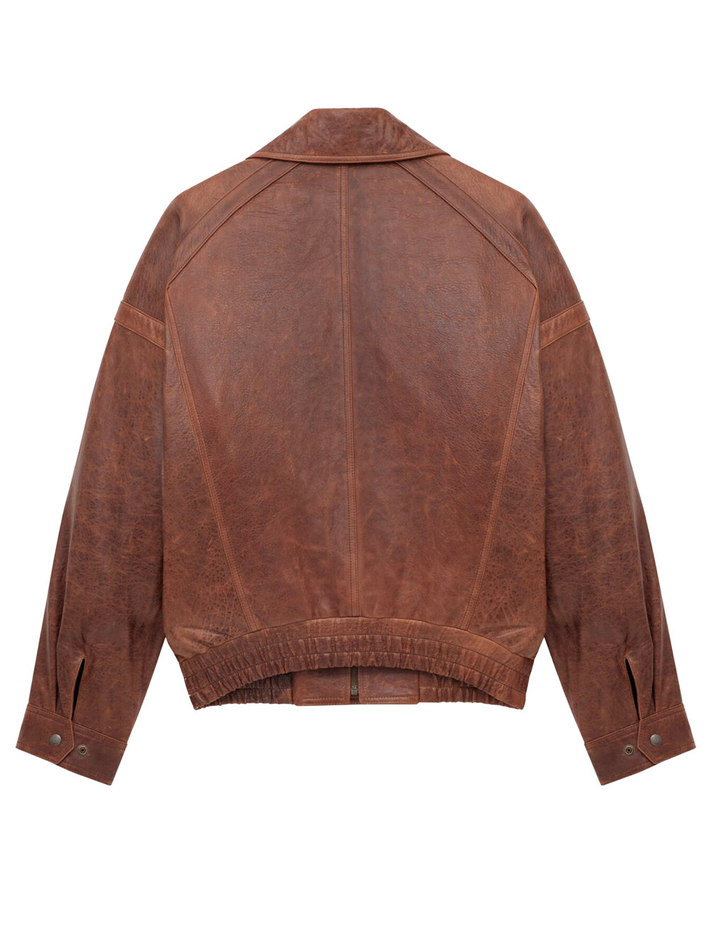 SAINT LAURENT Lambskin Bomber Jacket for Men - FW25