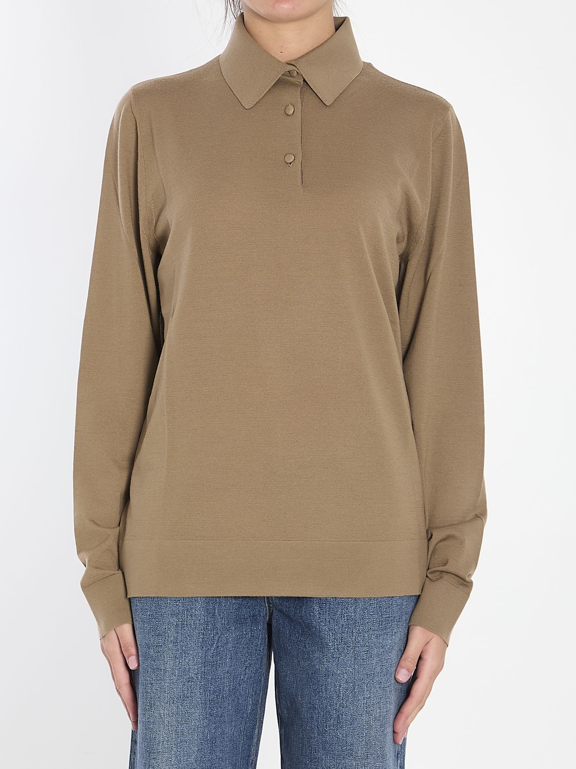 THE ROW Long-Sleeved Polo Shirt for Women