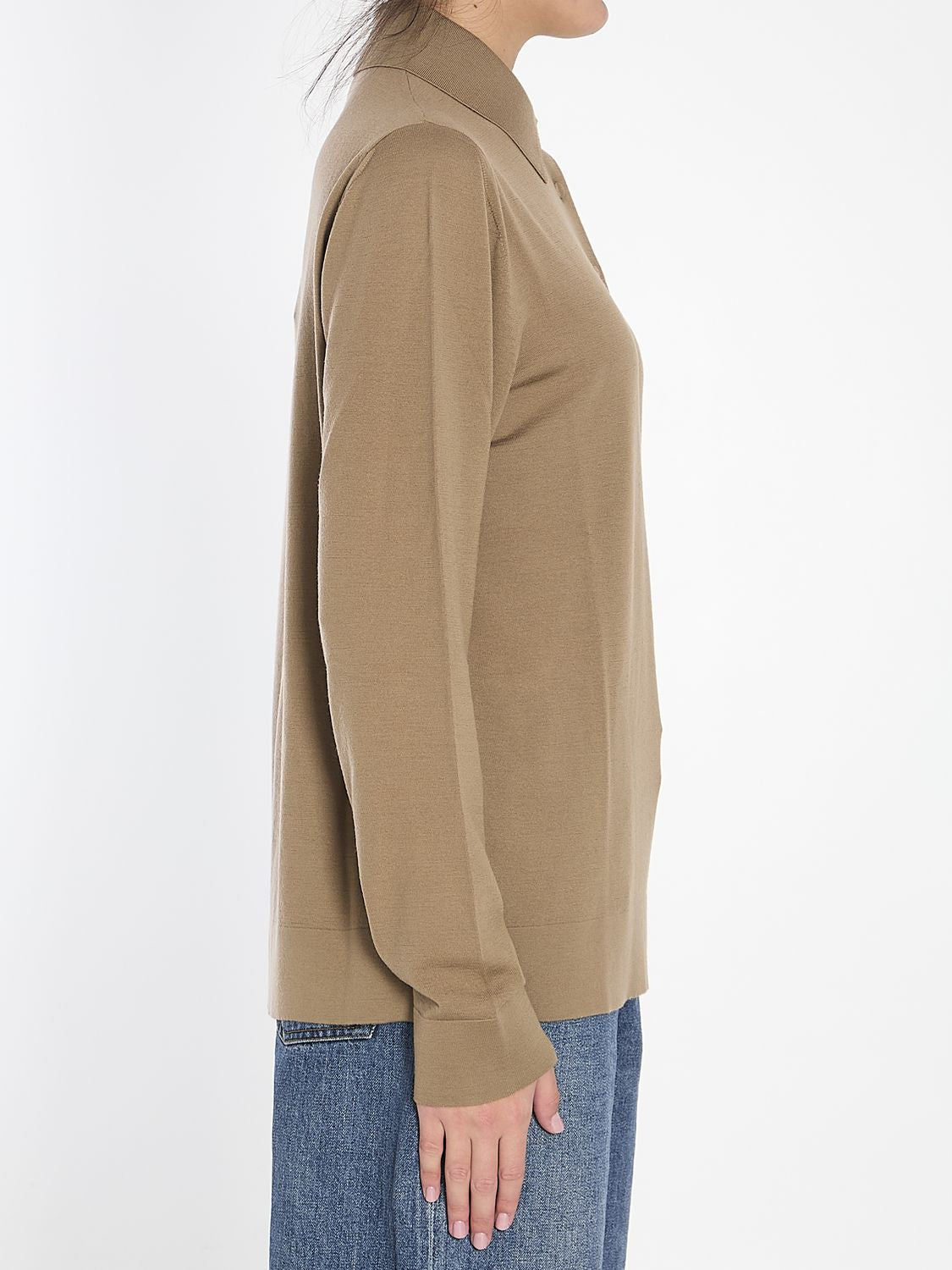 THE ROW Long-Sleeved Polo Shirt for Women