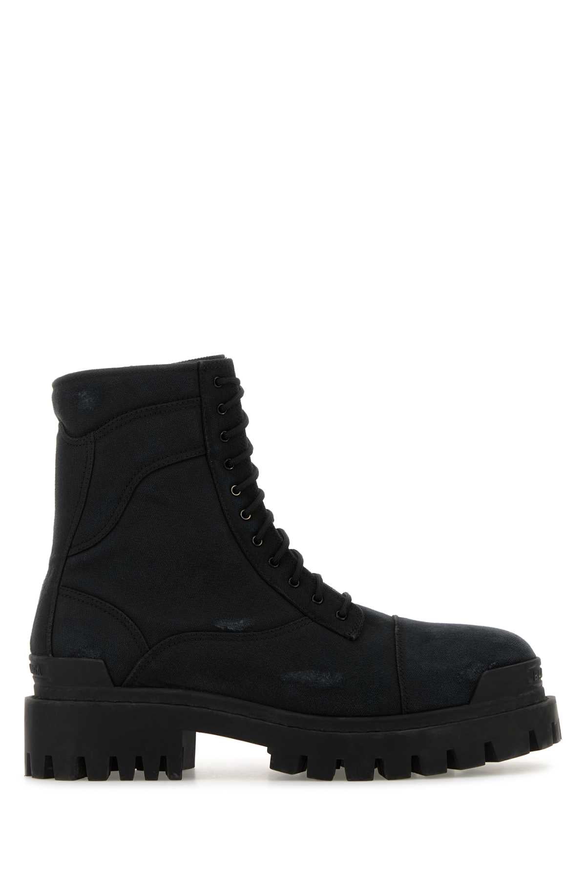 BALENCIAGA Combat Strike Lace-Up Boots for Men