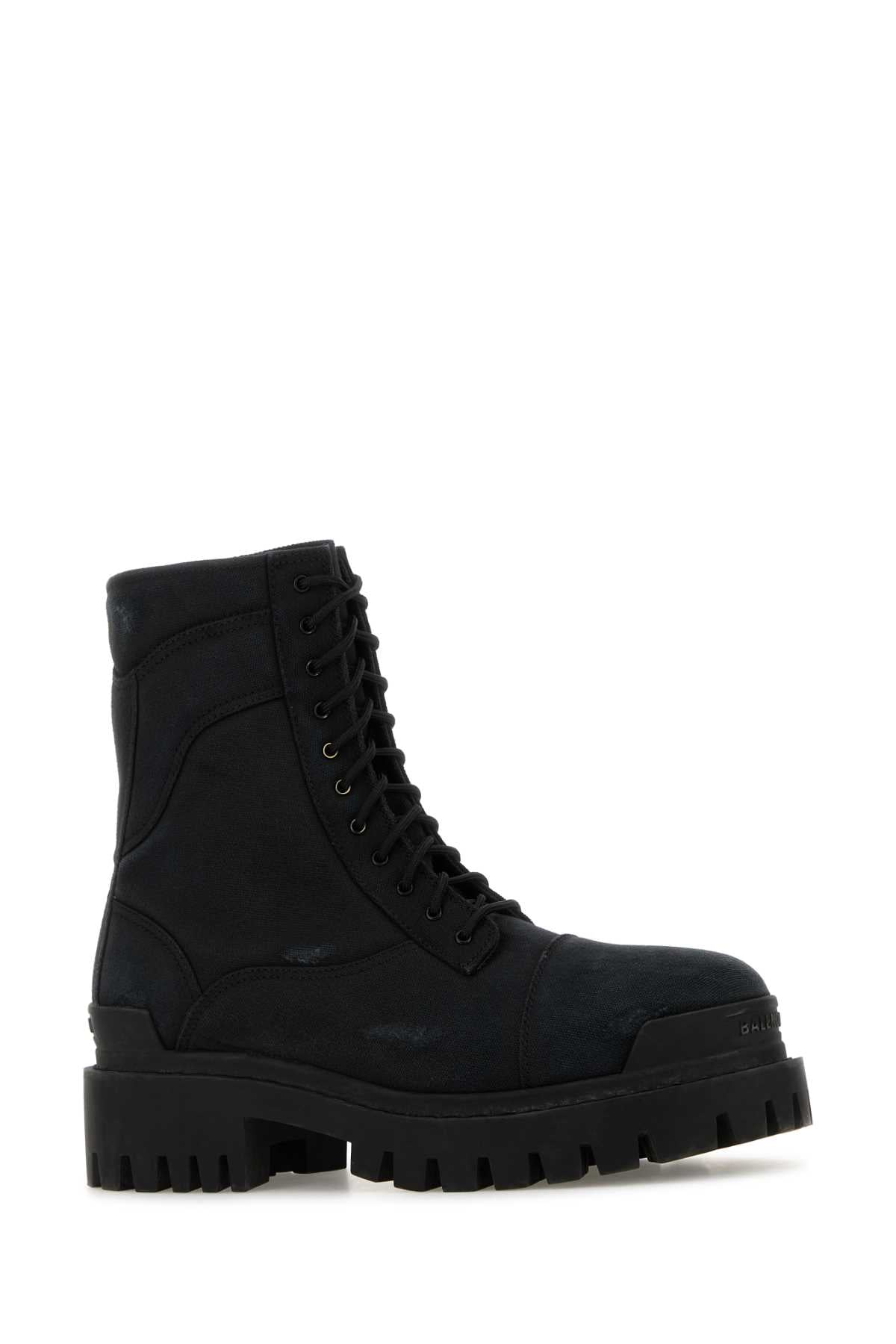 BALENCIAGA Combat Strike Lace-Up Boots for Men