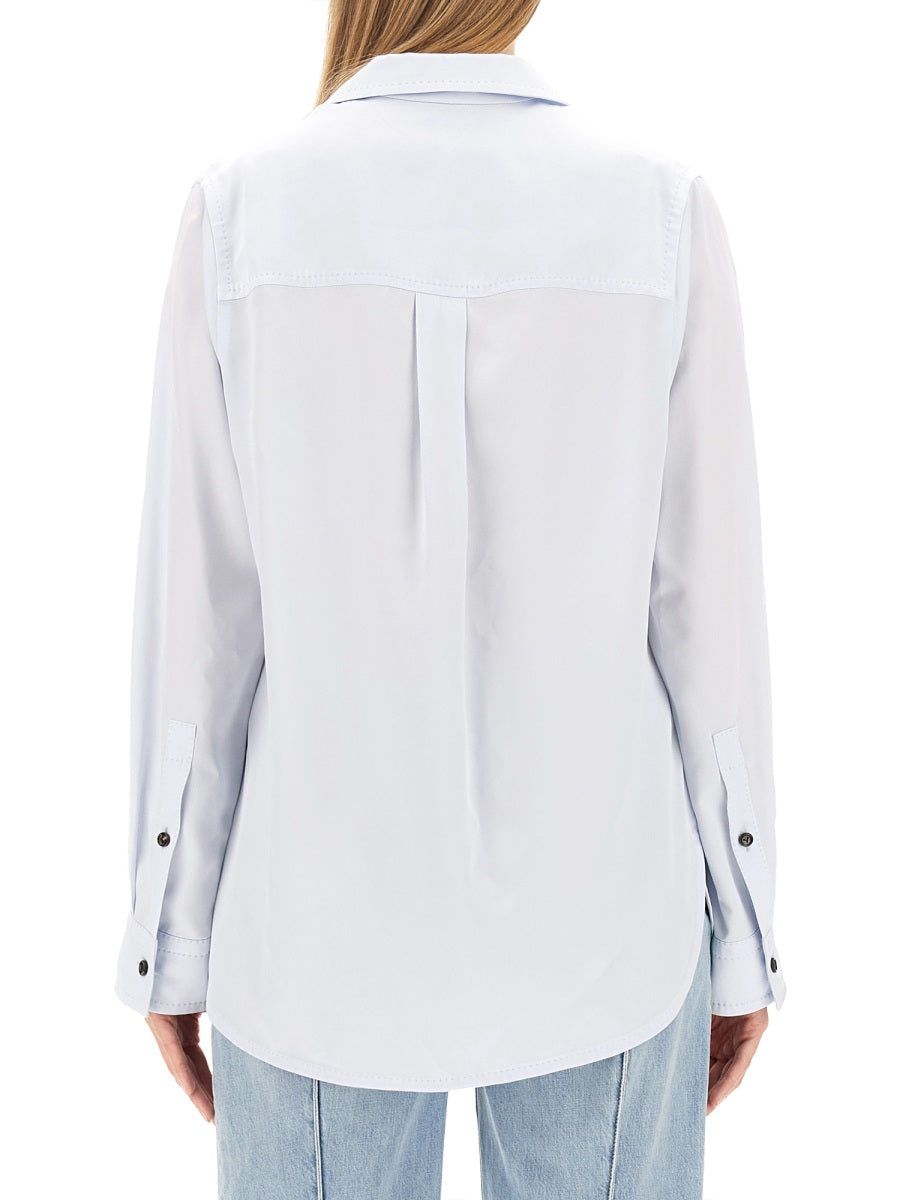 BOTTEGA VENETA Relaxed Fit Twill Shirt - Size 38 IT