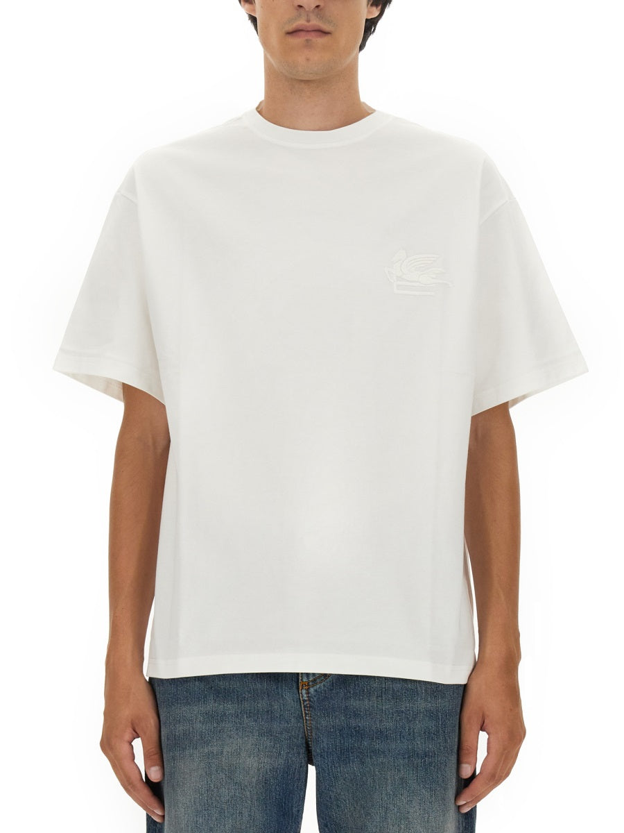 ETRO Pegasus Embroidered T-Shirt - Regular Fit