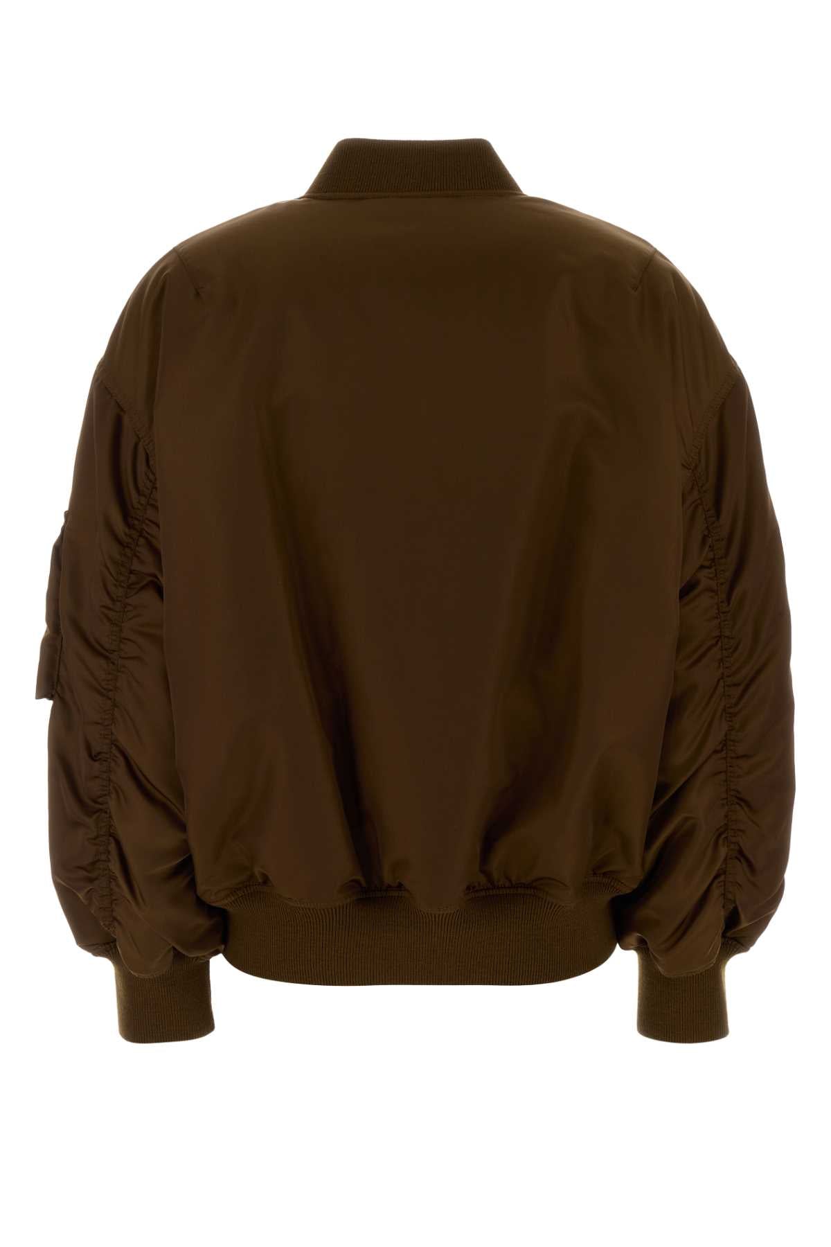 SAINT LAURENT Ample Satin Bomber Jacket for Women - FW25