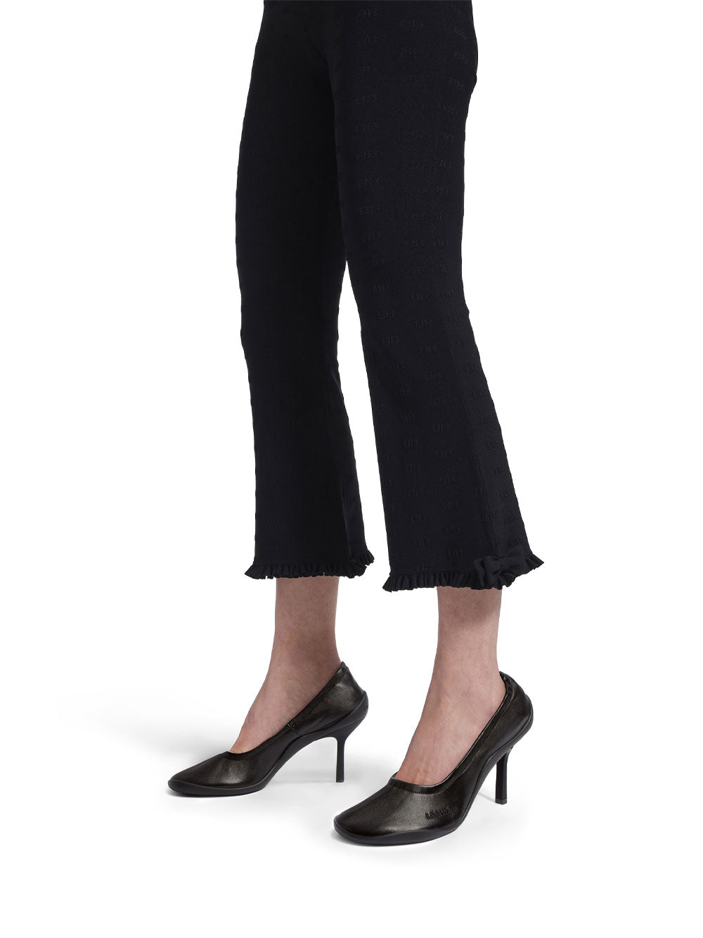 BALENCIAGA Elegant 80mm Shiny Soft Leather Pumps