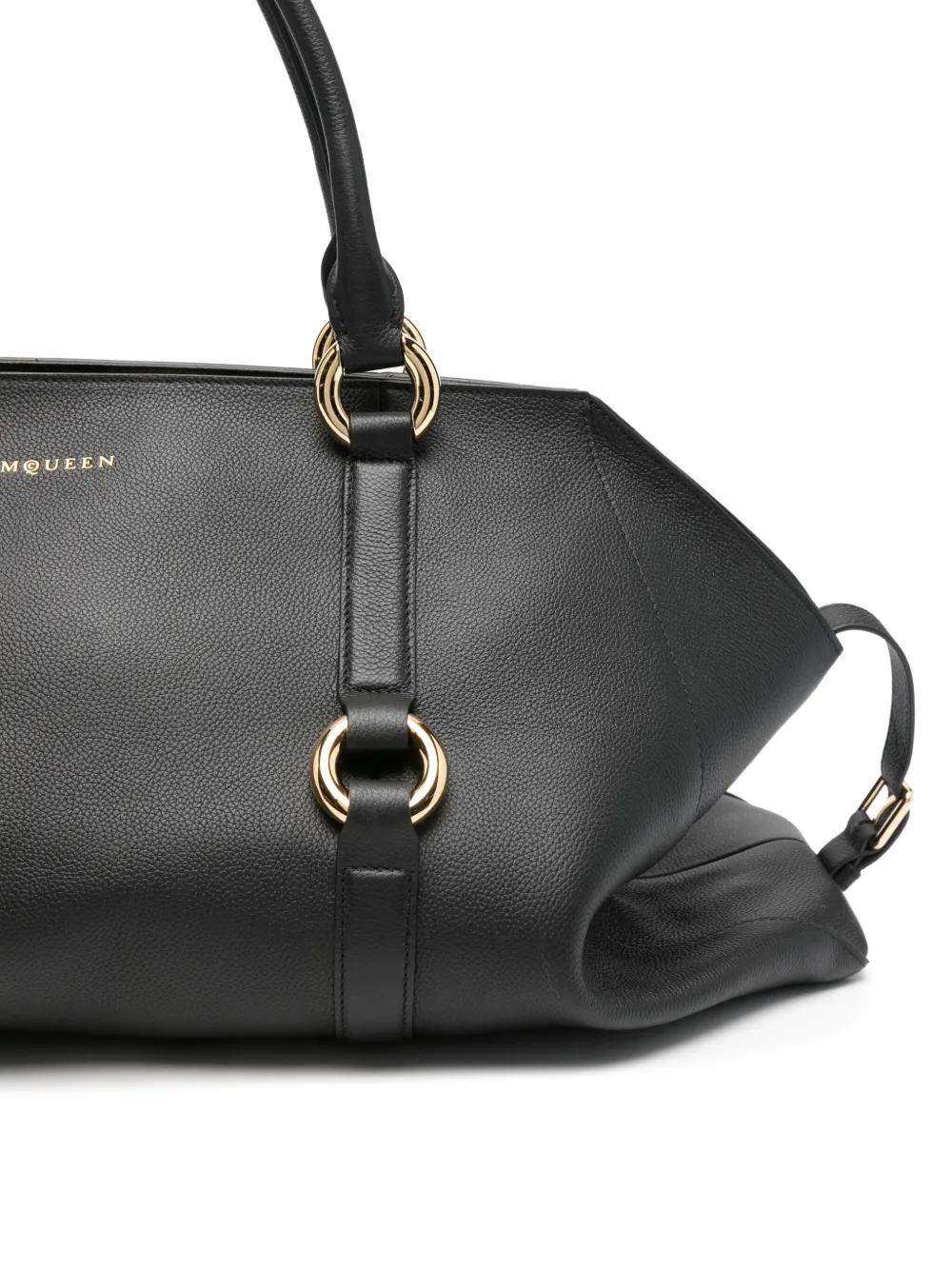 ALEXANDER MCQUEEN FARRINGDON Tote Handbag with Ring Detail