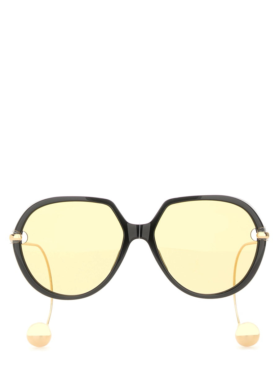 BOTTEGA VENETA Square Drop Sunglasses
