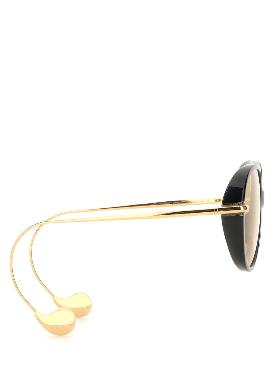 BOTTEGA VENETA Square Drop Sunglasses