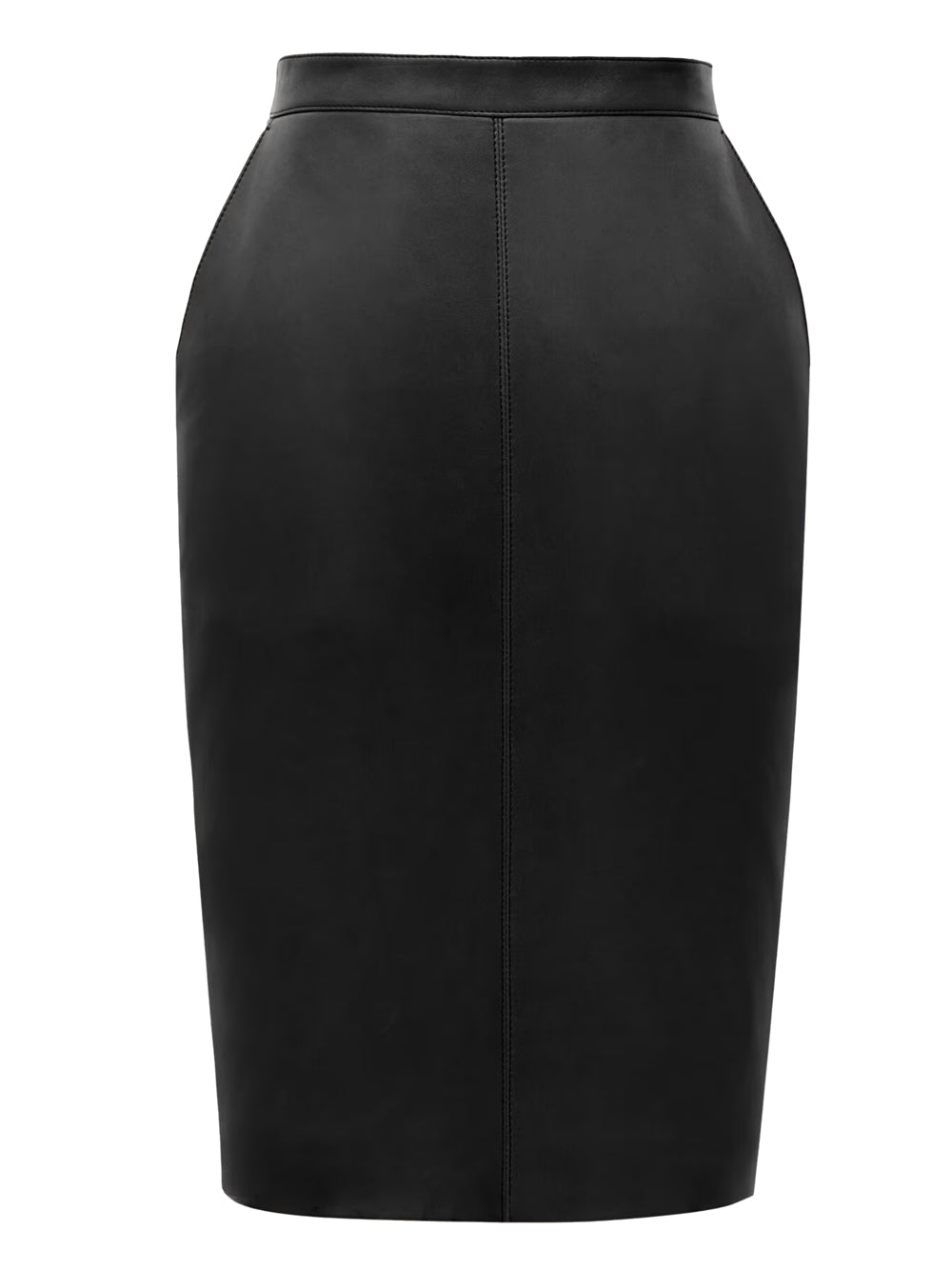 SAINT LAURENT Lambskin Pencil Skirt