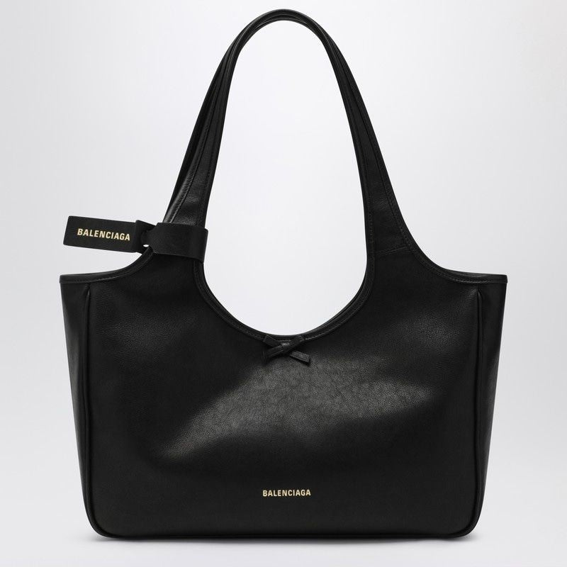 BALENCIAGA Laundrette Eastwest Leather Tote Handbag