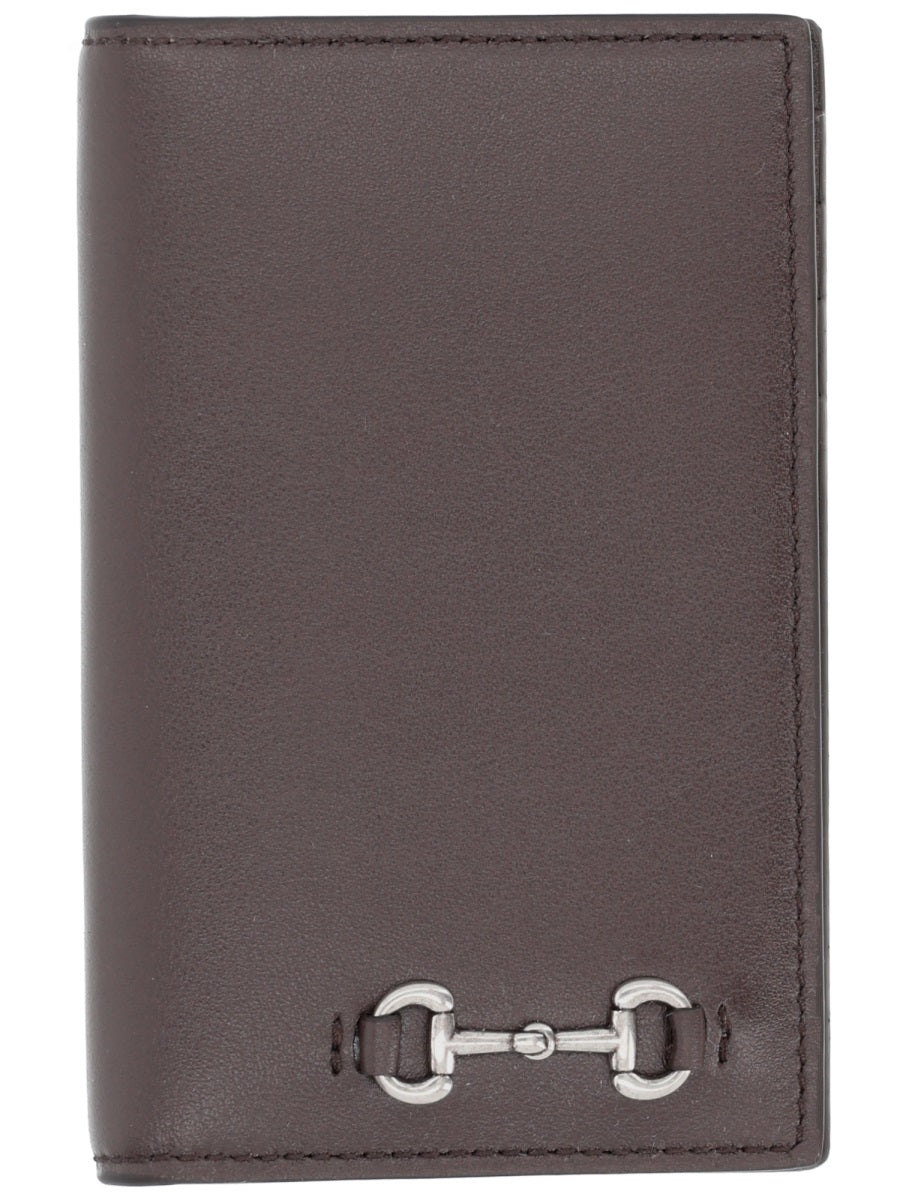GUCCI Men's Leather Long Card Holder - Mini Design