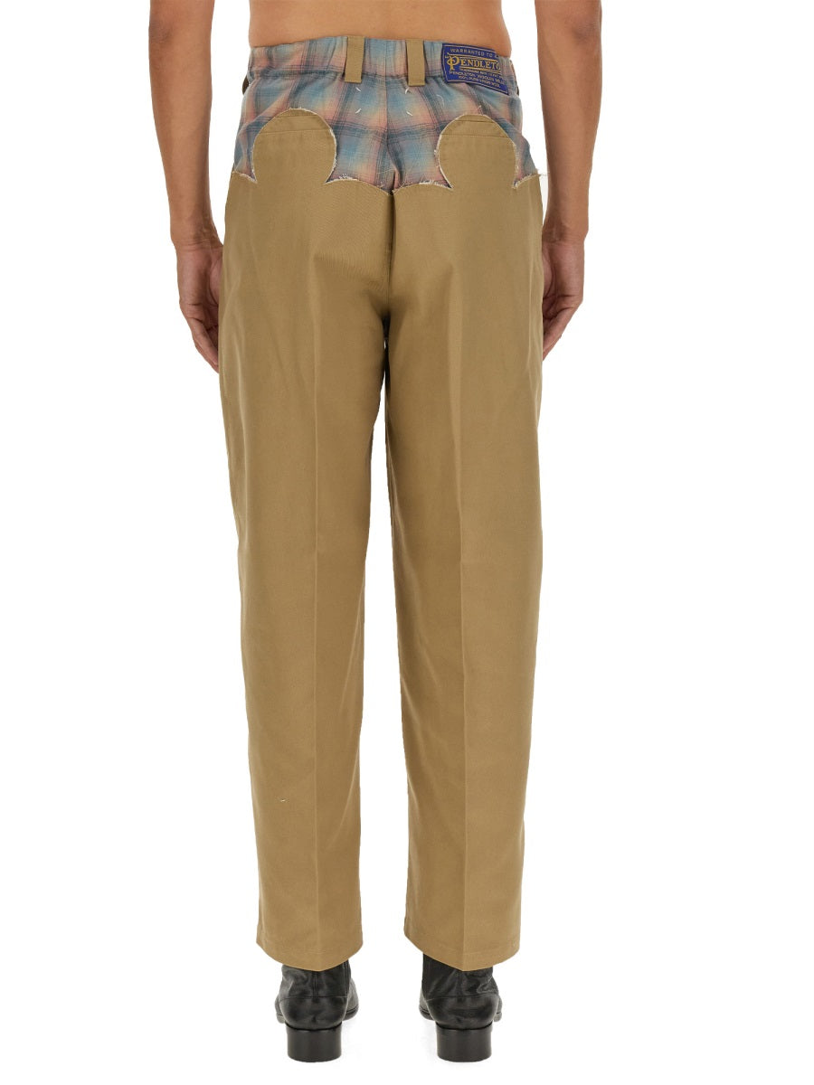 MAISON MARGIELA Regular Fit Wool Pants - Size 44 IT