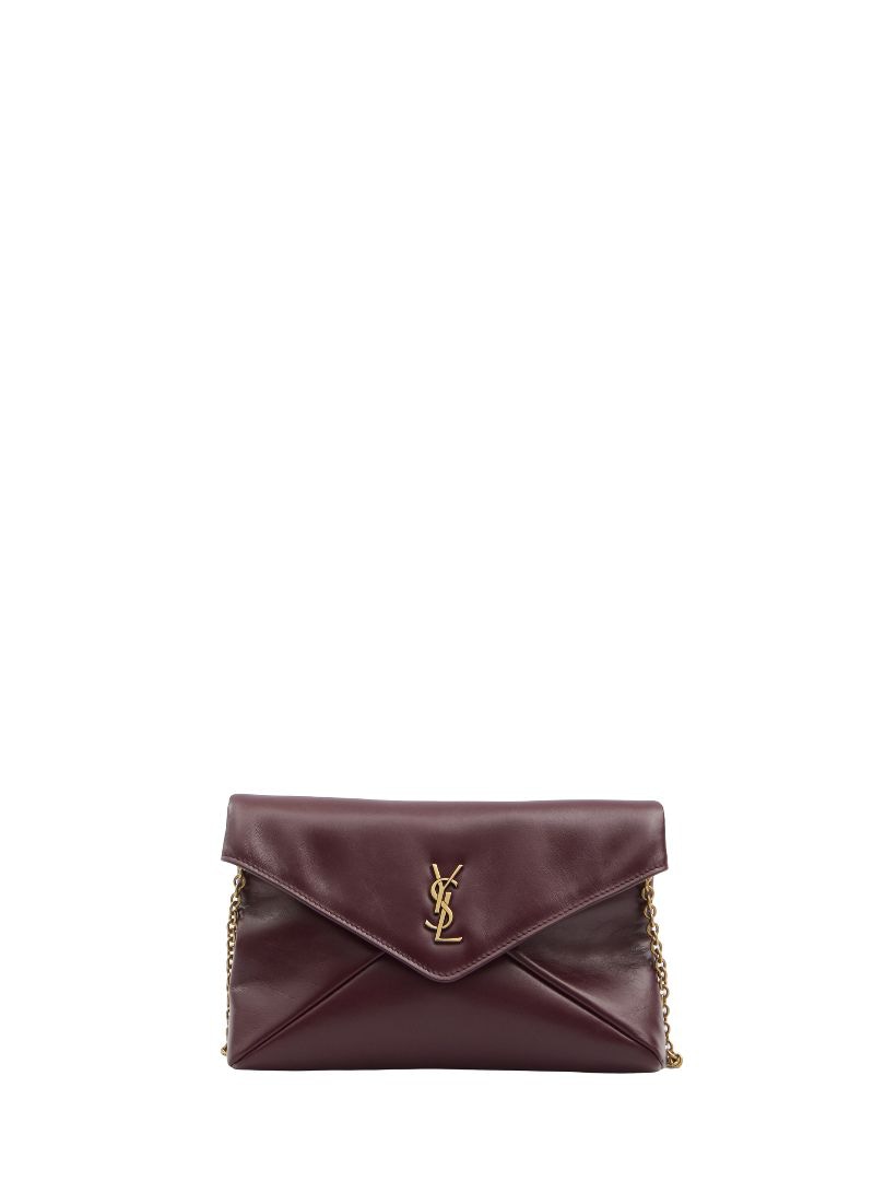 SAINT LAURENT Mini Pouch Handbag with Chain - FW25