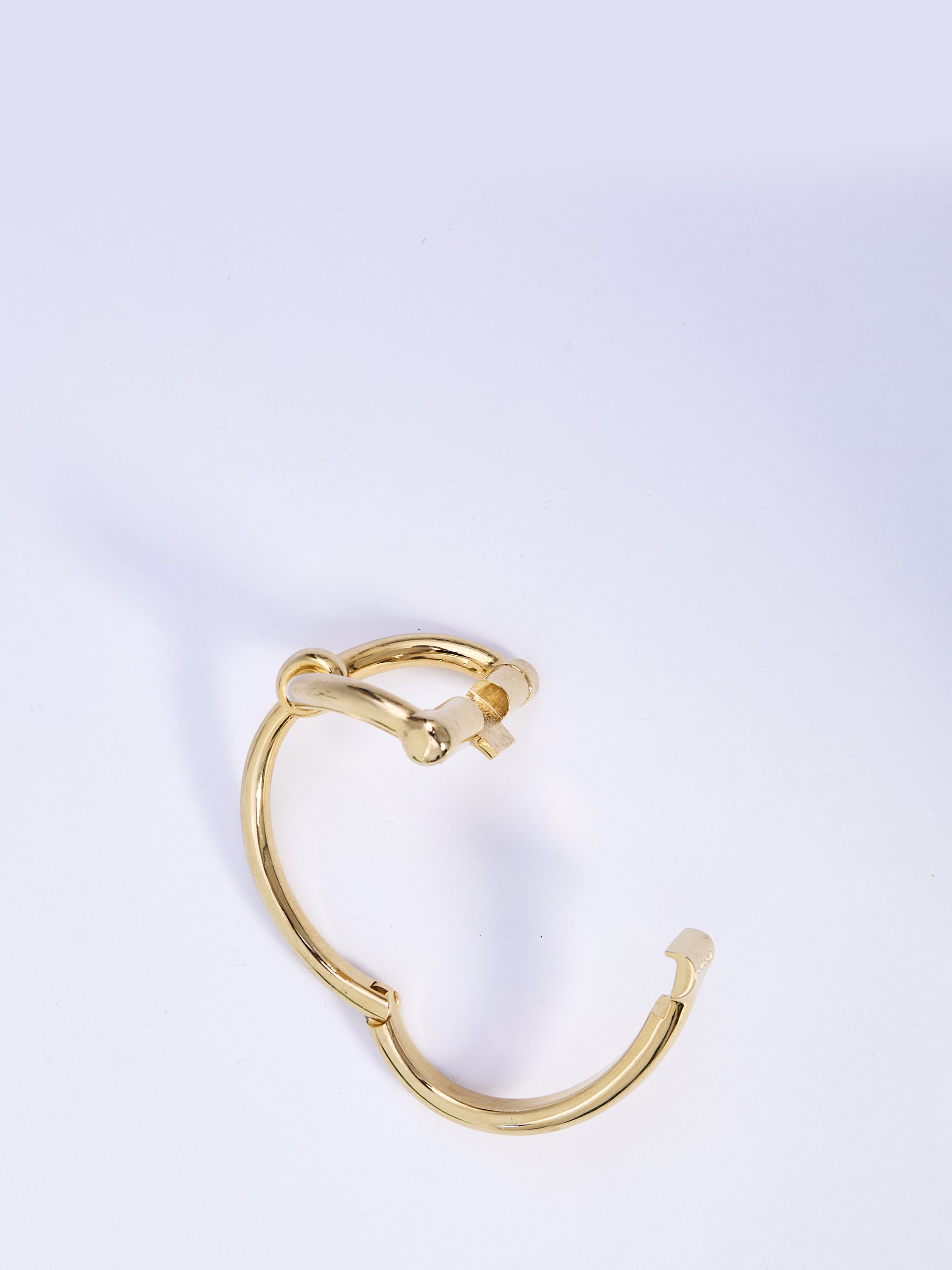 GUCCI Gold Bracelet with Half Bit Design