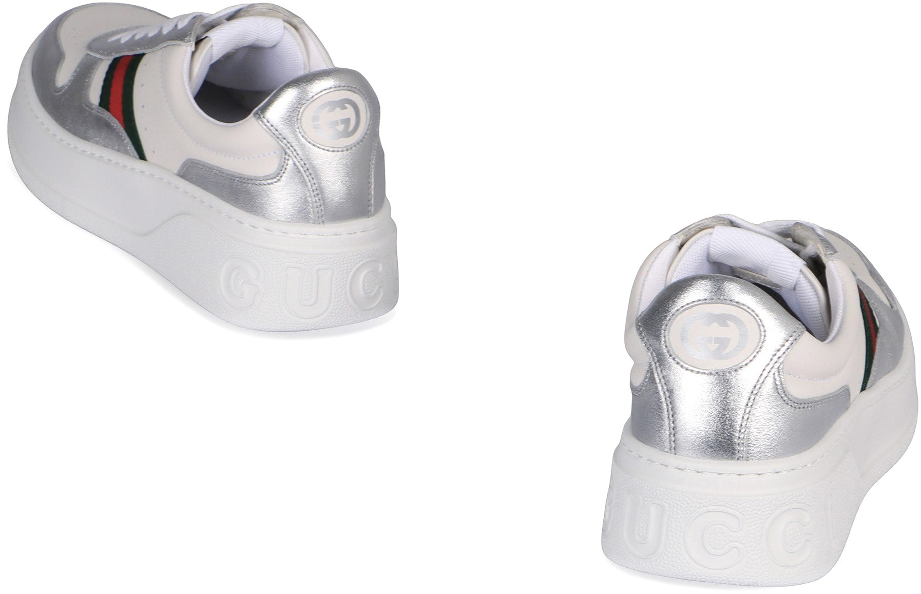 GUCCI Retro Low-Top Leather Sneakers for Women