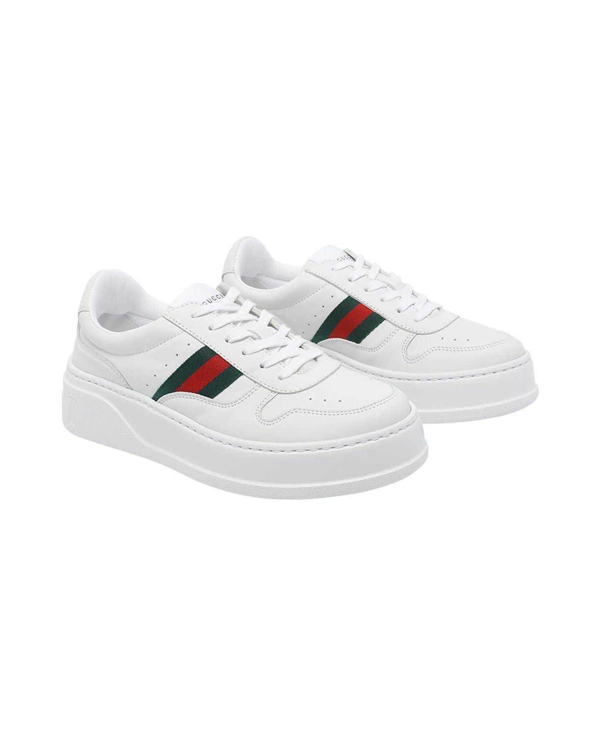 GUCCI Platform Lace-Up Sneakers for Women