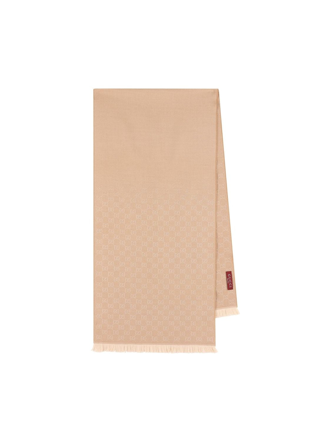 GUCCI Wool Scarf with Fringed Trim - 45cm x 185cm