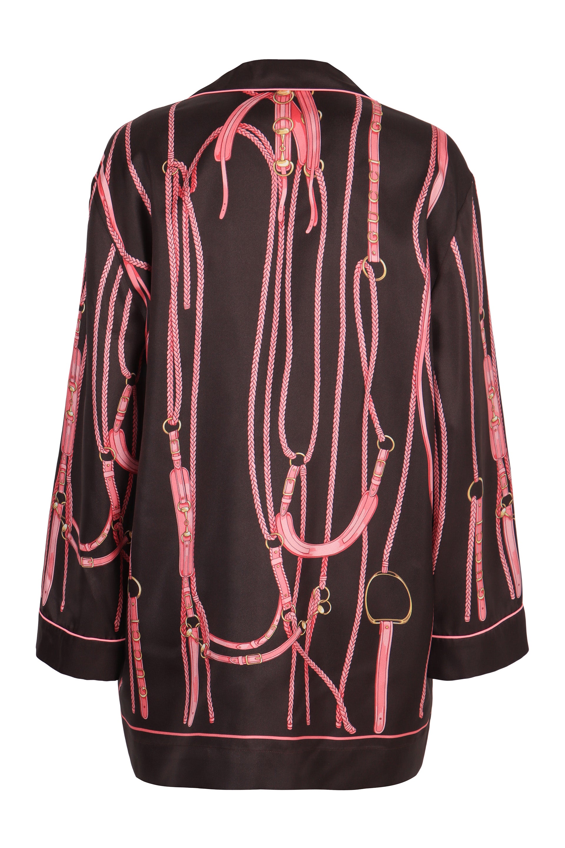 GUCCI Silk Jacquard Jacket - Elegant and Modern Design