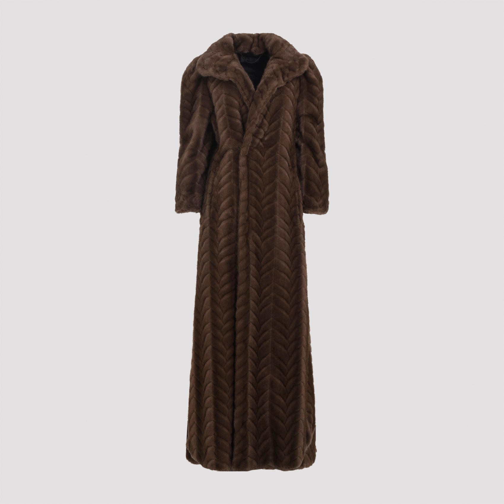 BALENCIAGA Faux Fur Maxi Jacket for Women