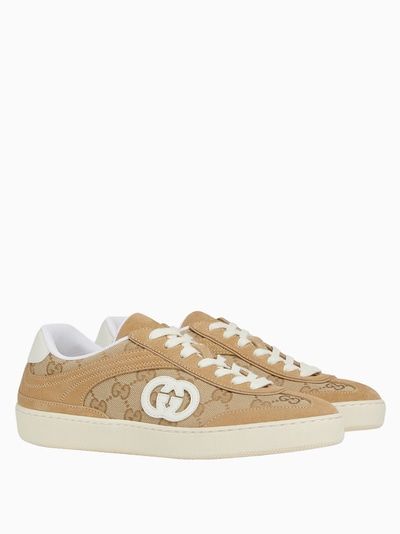 GUCCI Women's Suede and Fabric Sneakers