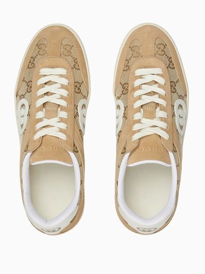 GUCCI GG Fabric and Suede G75 Women’s Sneakers