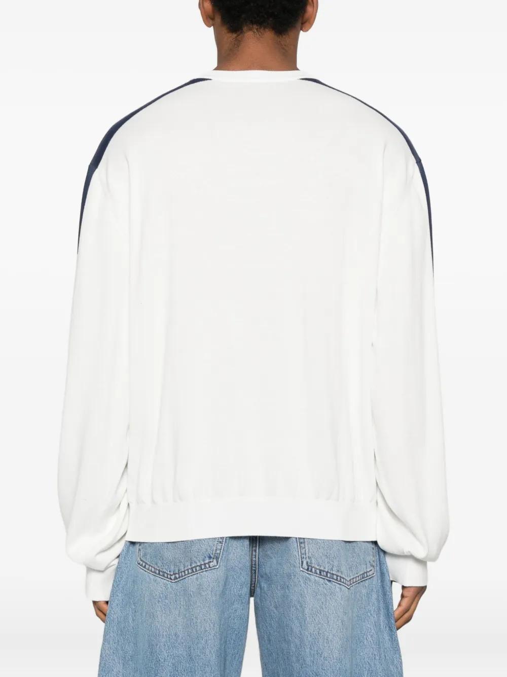 BALENCIAGA Embroidered Logo Sweater for Men