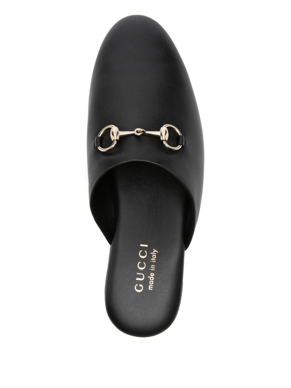 GUCCI Pointed Toe Horsebit Detail Slip-Ons