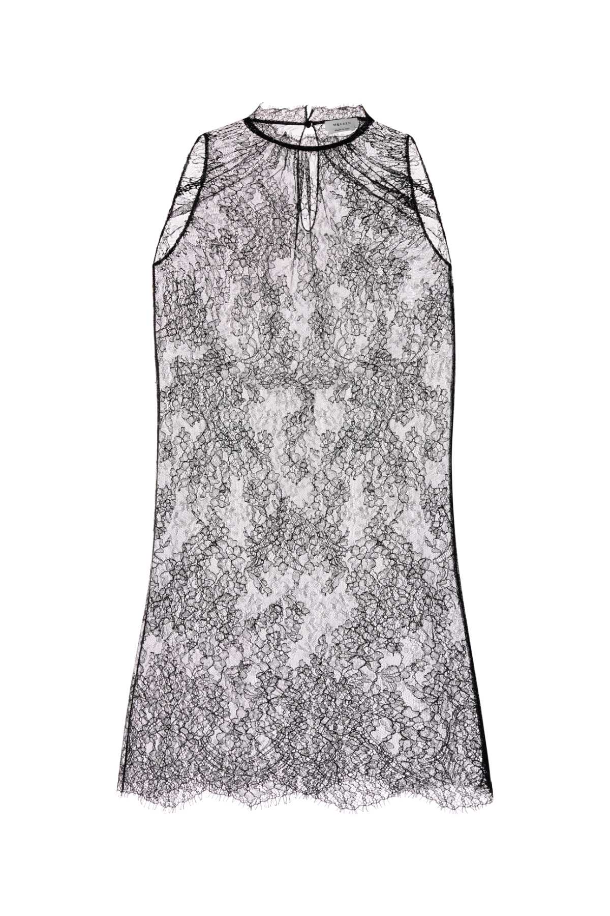 ALEXANDER MCQUEEN Halter Lace Mini Top