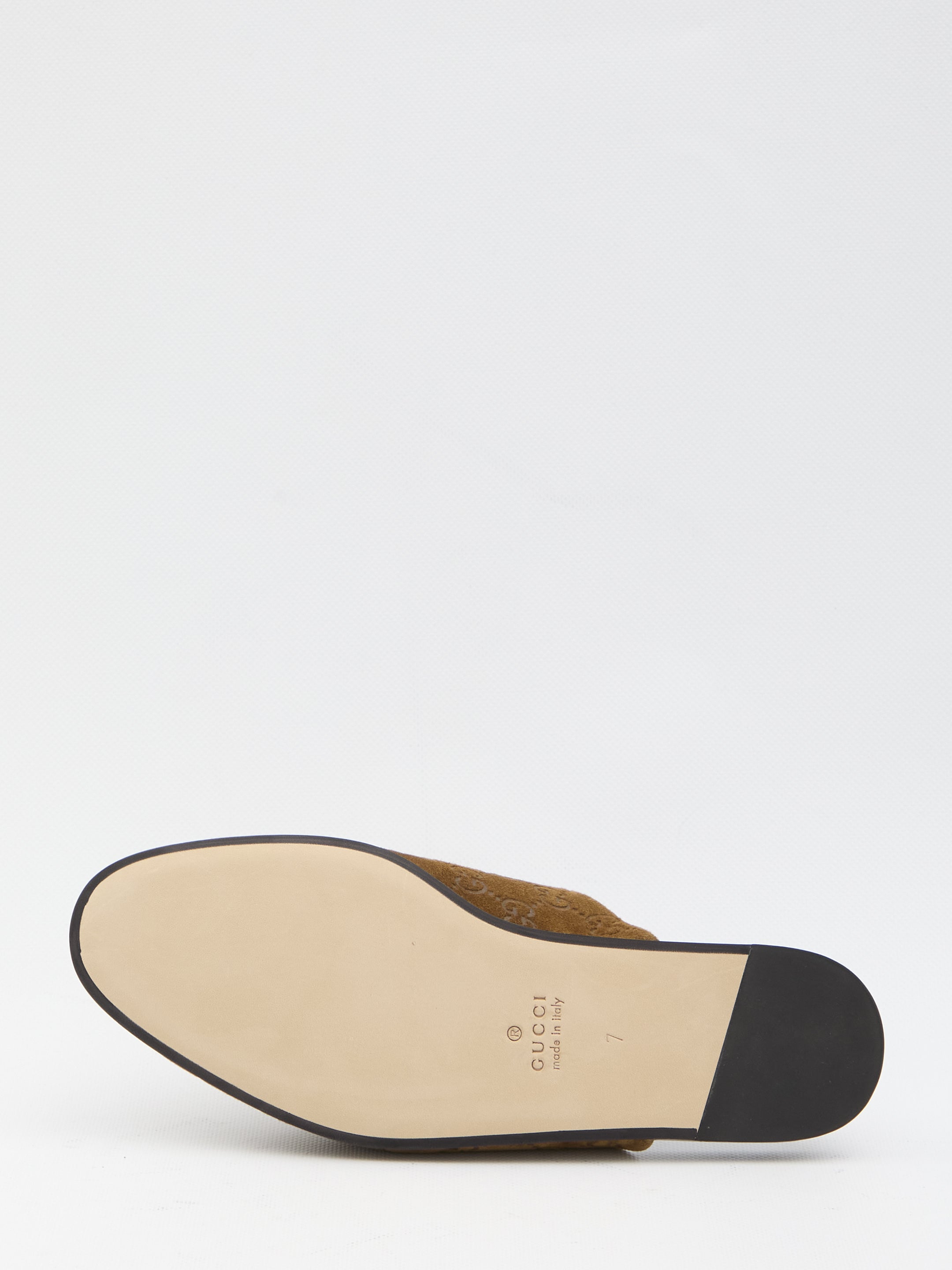 GUCCI Flat Suede Slippers for Men