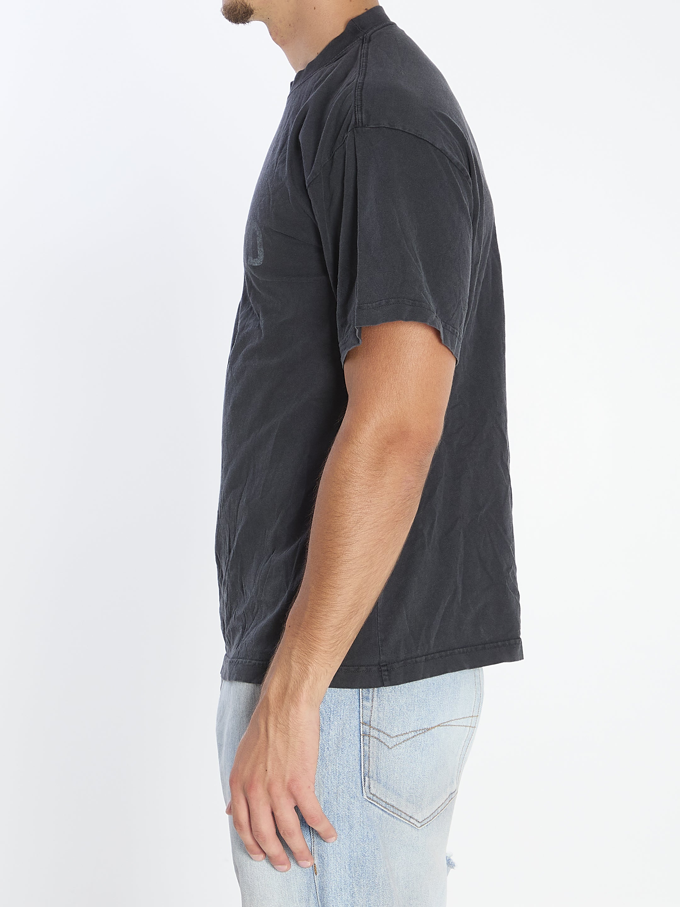 BALENCIAGA Standard Fit Logo T-Shirt - Men's Size L