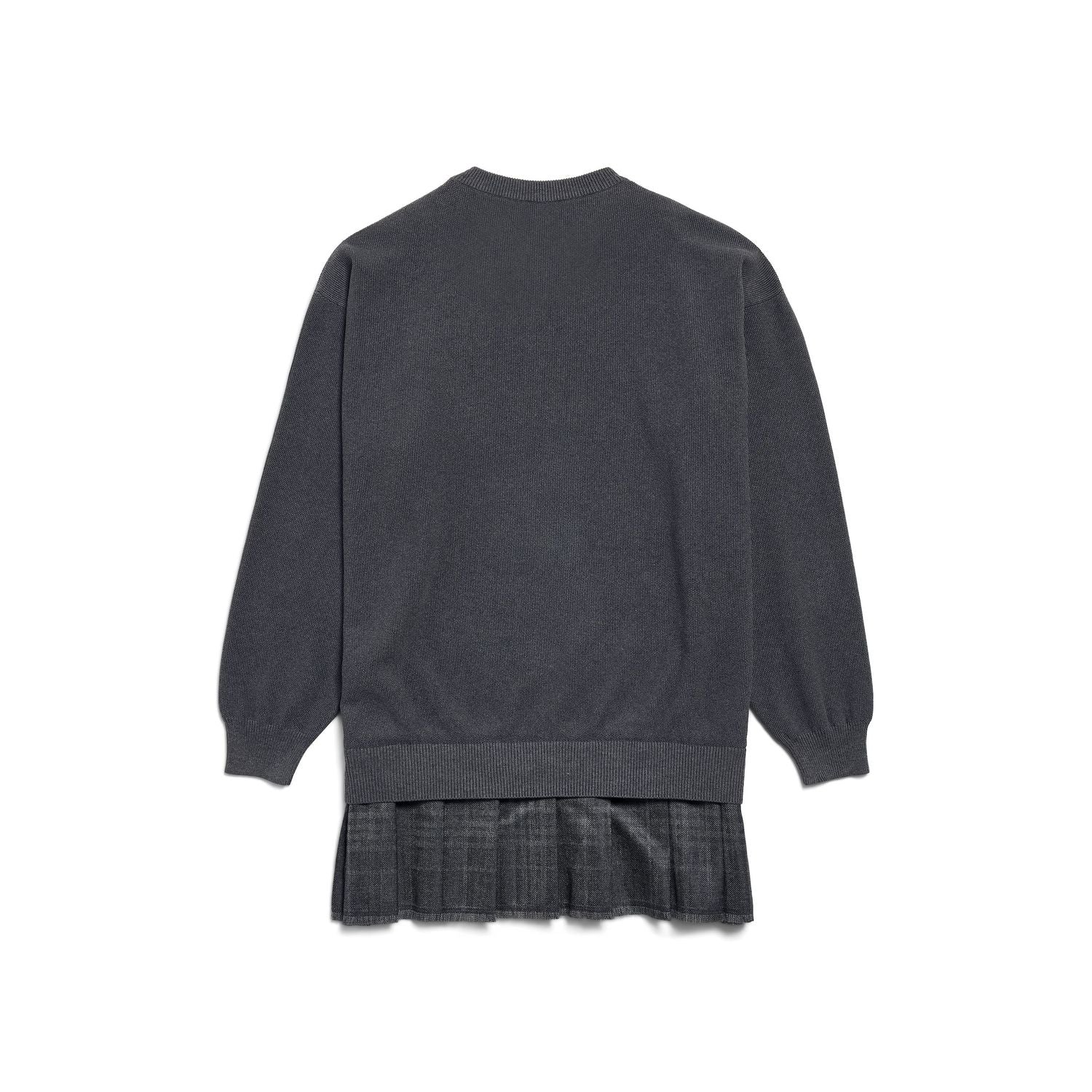 BALENCIAGA Layered Cotton T-Shirt Dress for Women