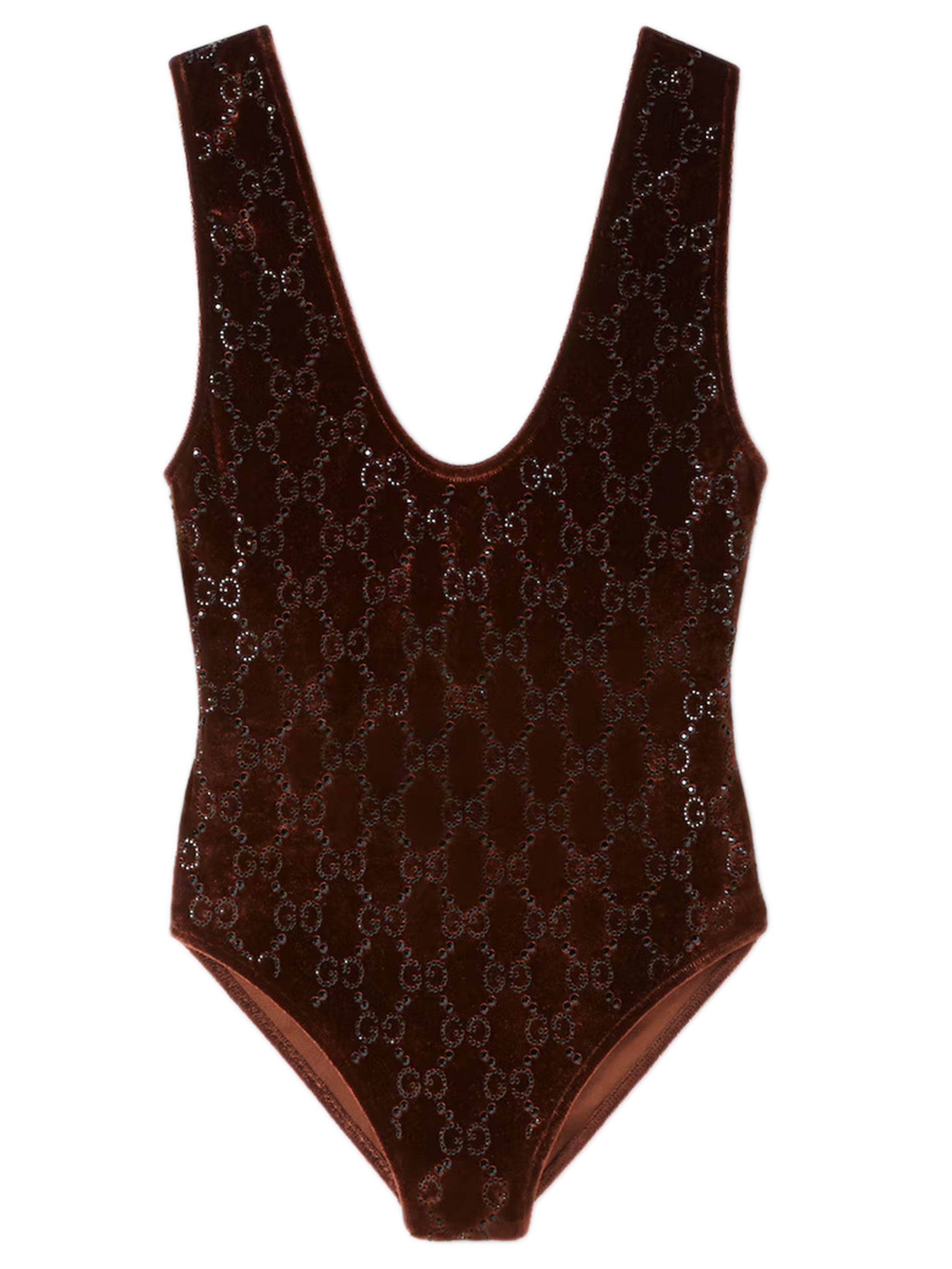 GUCCI Crystal Embroidered Bodysuit - Size S