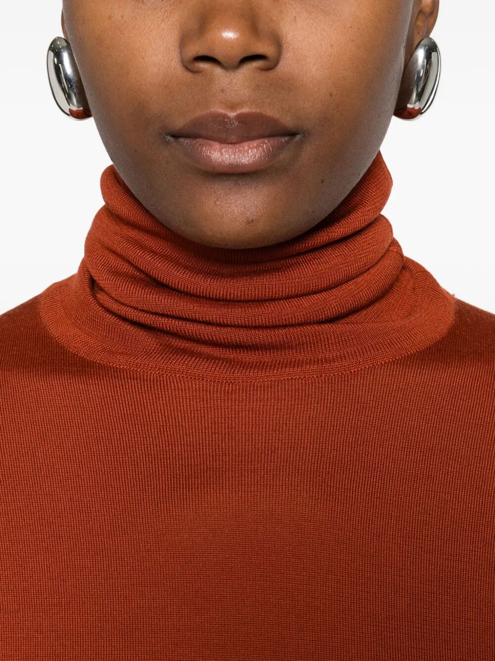 SAINT LAURENT Wool Roll-Neck Sweater for Women