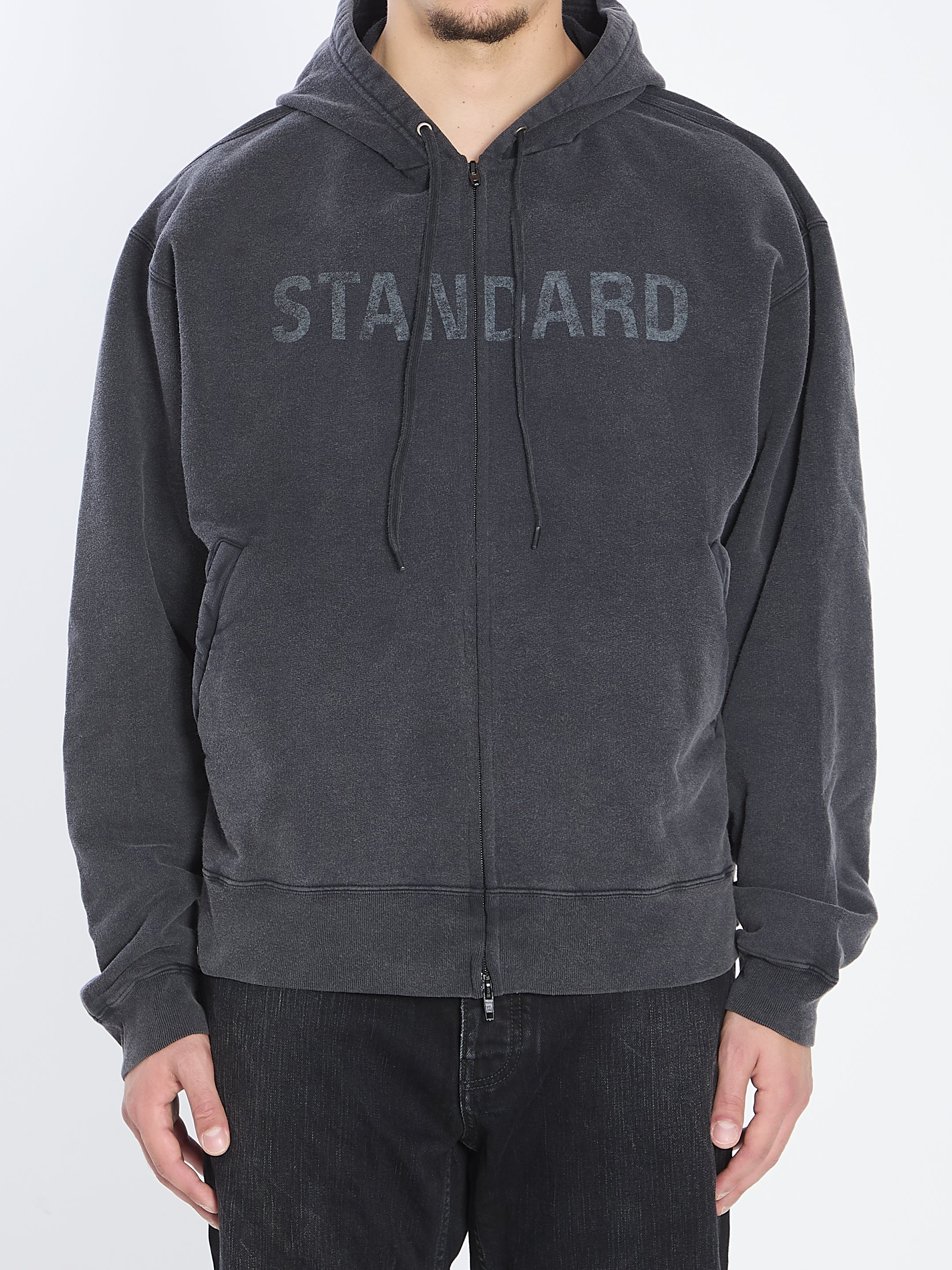 BALENCIAGA Oversized Zip-Up Hoodie - Men’s Fit