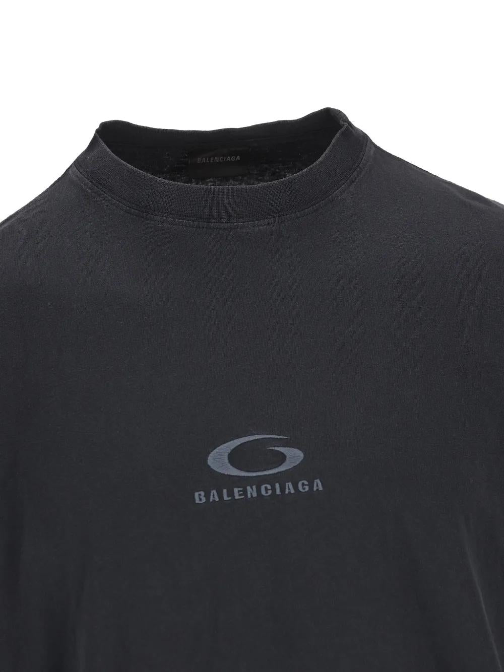 BALENCIAGA Loop Sports Icon T-Shirt - Size L
