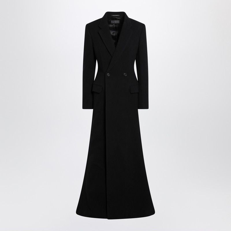 BALENCIAGA Maxi Godet Wool Jacket - Size 38