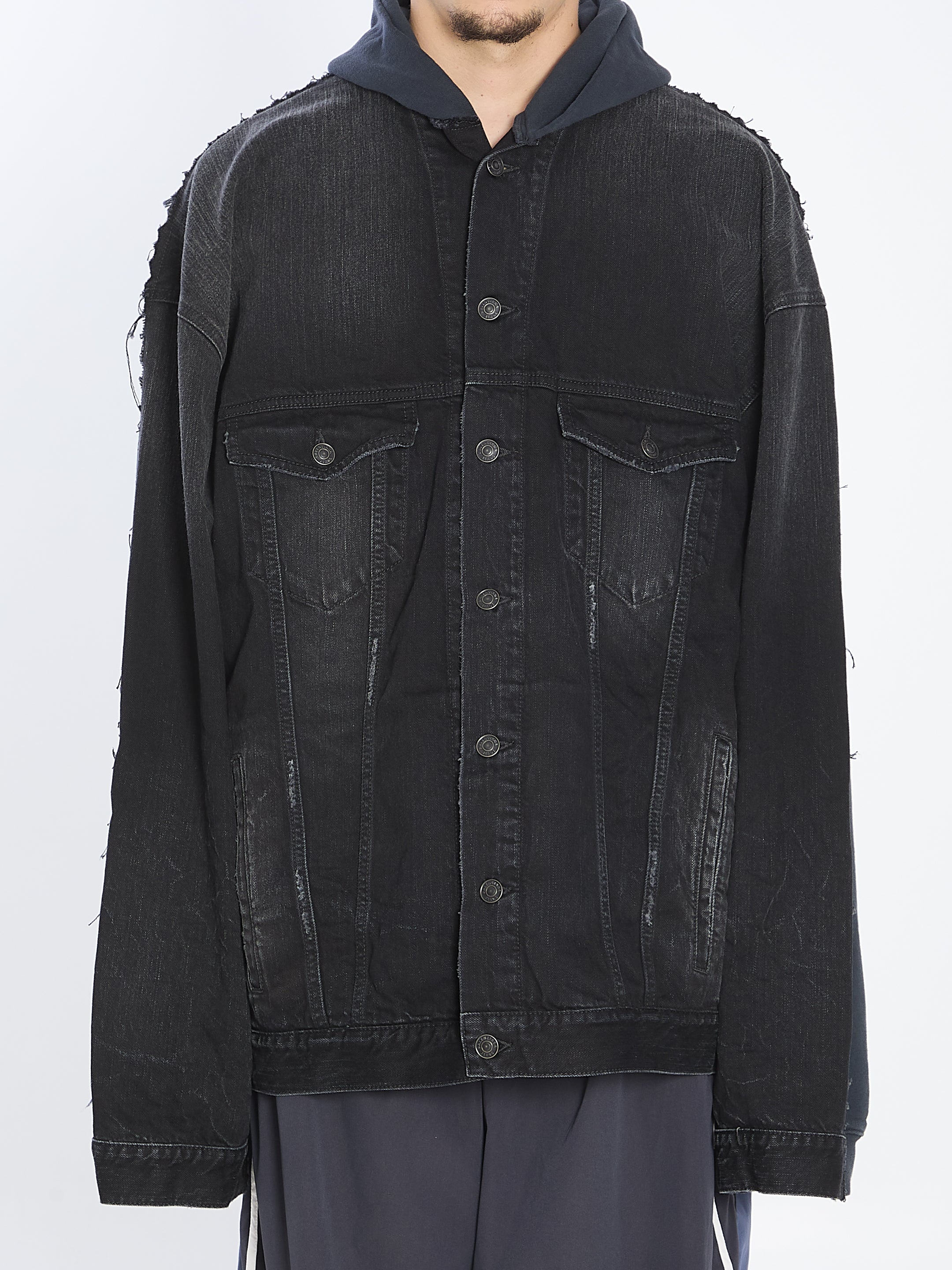 BALENCIAGA Oversized Layered Jacket - Extra Oversized Fit